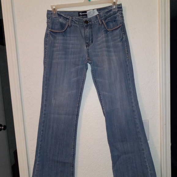 Petrol Women's Embroidered Bootcut Jeans - Picture 2 of 9